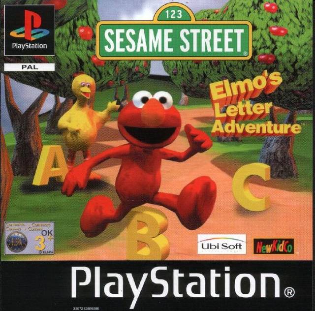 Game | Sony PlayStation PS1 | Sesame Street Elmo's Letter Adventure