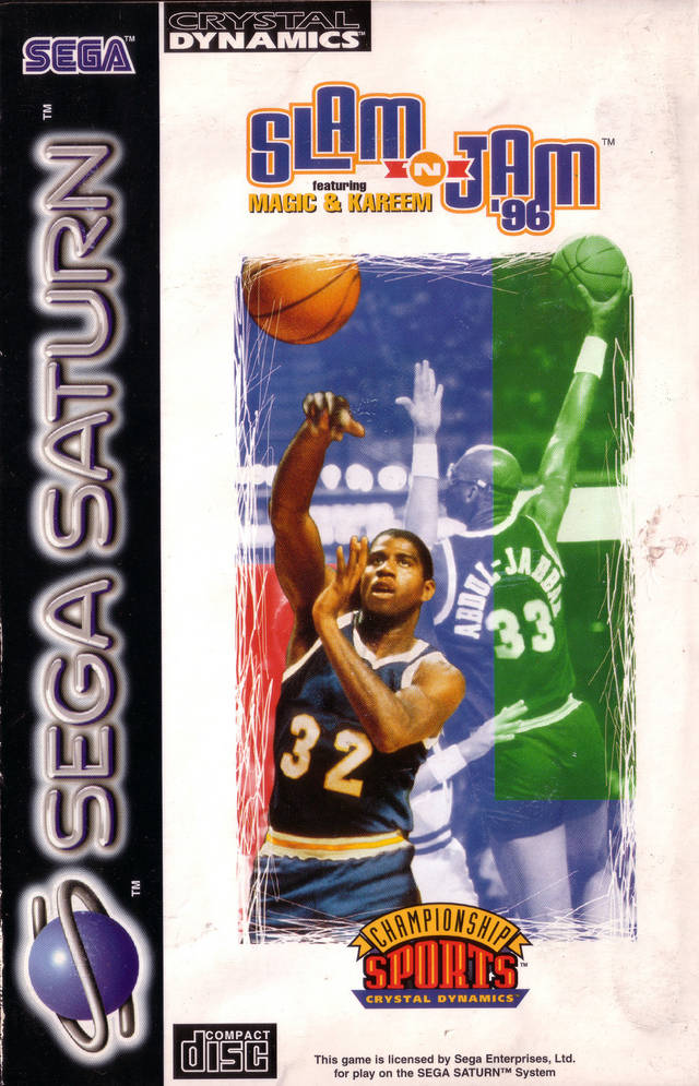 Game | Sega Saturn | Slam 'N Jam '96 Featuring Magic & Kareem