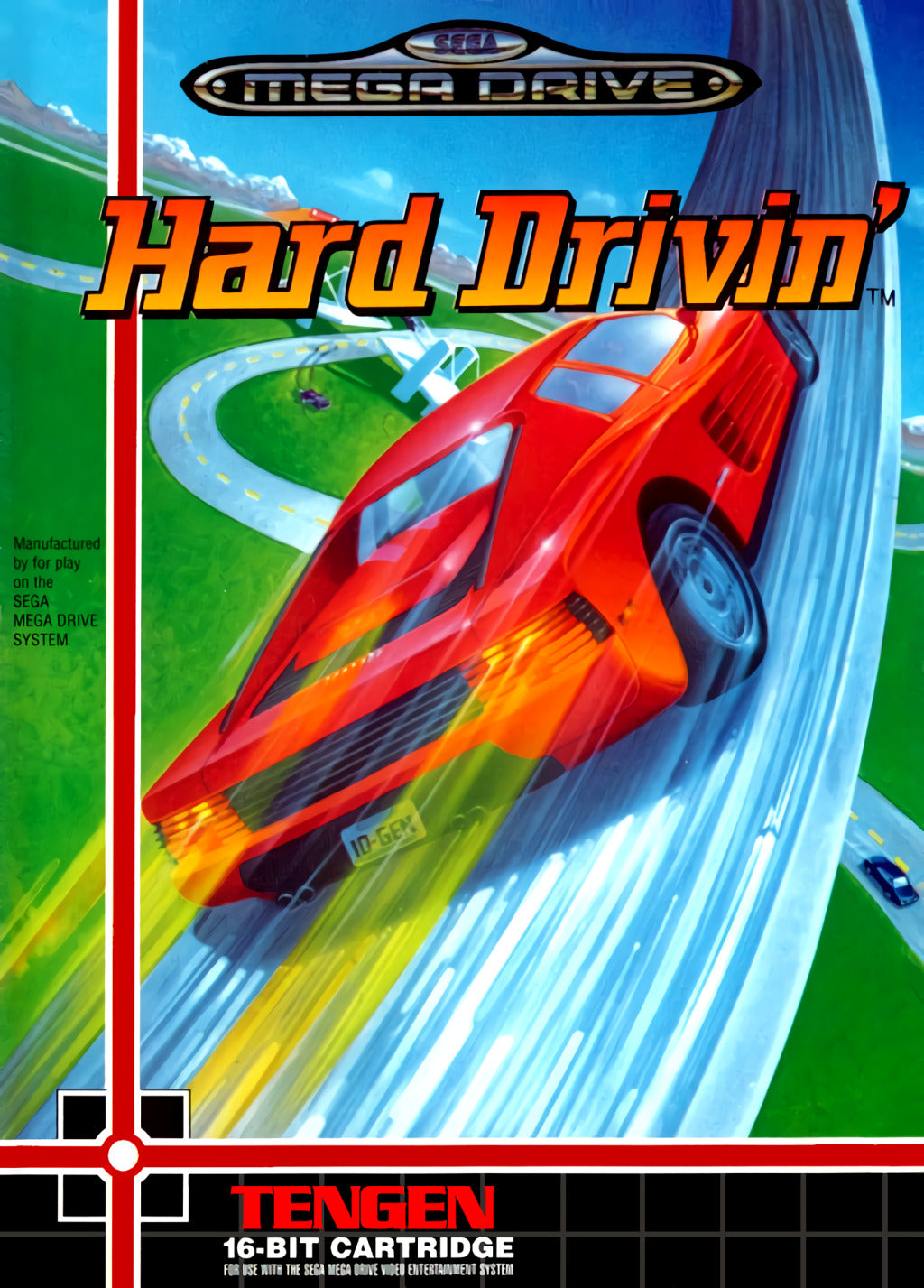 Game | SEGA Mega Drive | Hard Drivin'