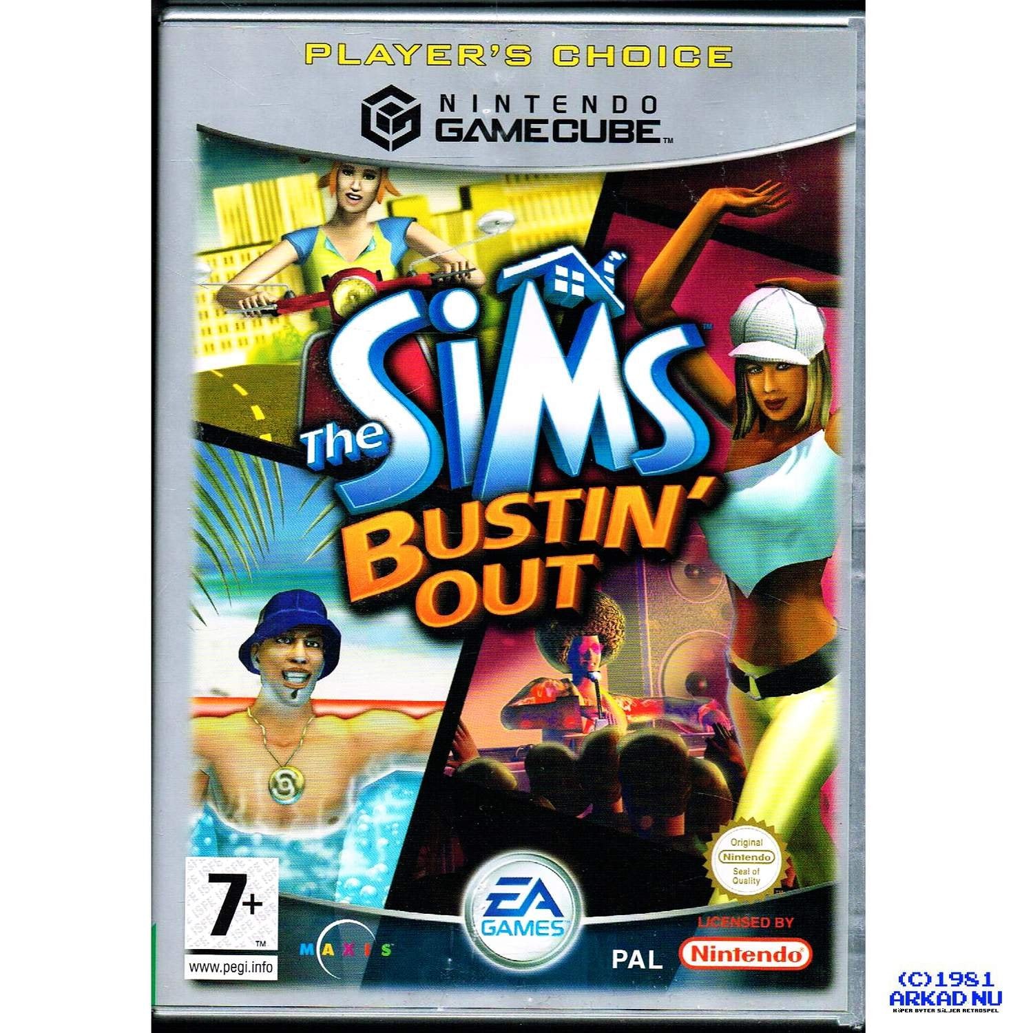 Game | Nintendo GameCube | The Sims Bustin' Out [Player's Choice]