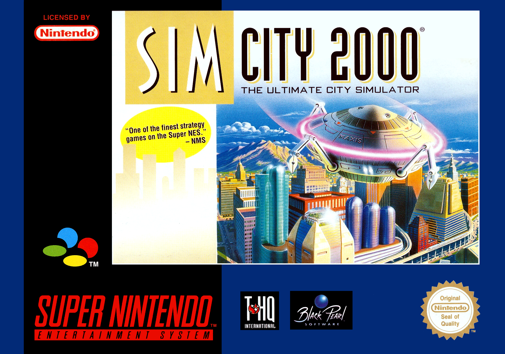 Game | Super Nintendo SNES | SimCity 2000