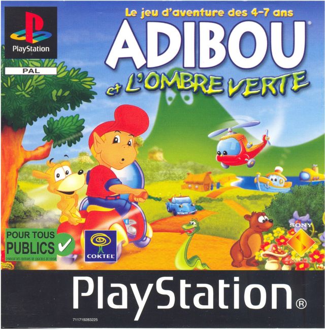 Game | Sony Playstation PS1 | Adibou Et L'Ombre Verte