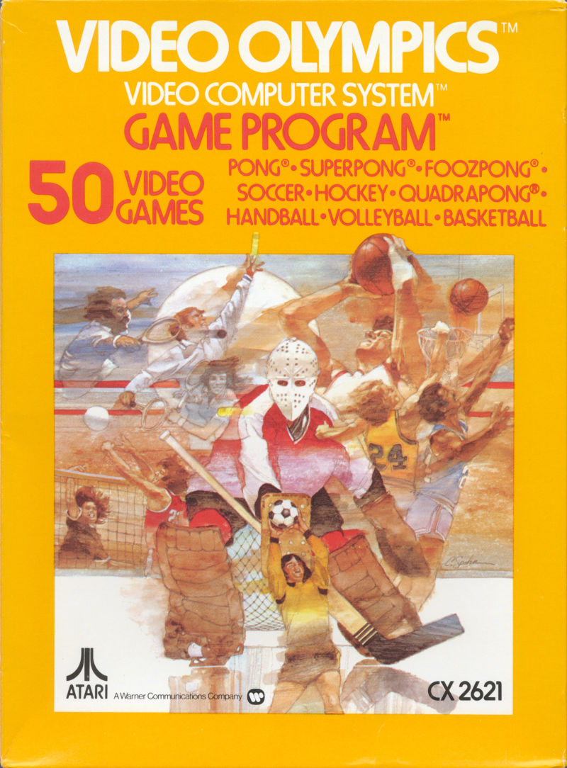 Game | Atari 2600 | Video Olympics [Text Label]