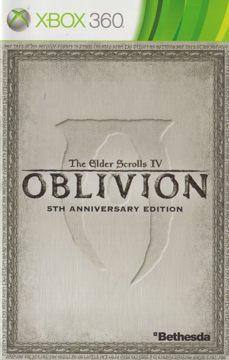 Game | Microsoft Xbox 360 | Elder Scrolls IV Oblivion [Anniversary Edition]