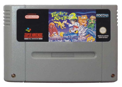 Game | Super Nintendo SNES | Pocky And Rocky 2