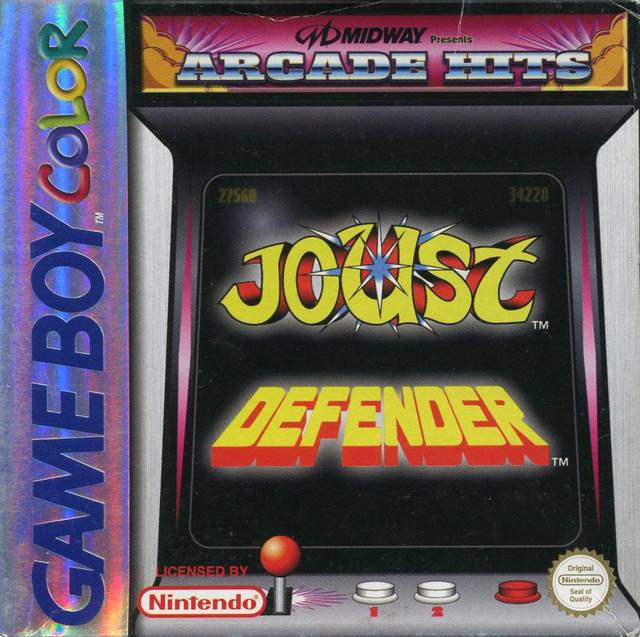 Game | Nintendo Game Boy Color GBC | Arcade Hits: Joust And Defender