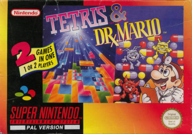 Game | Super Nintendo SNES | Tetris And Dr. Mario