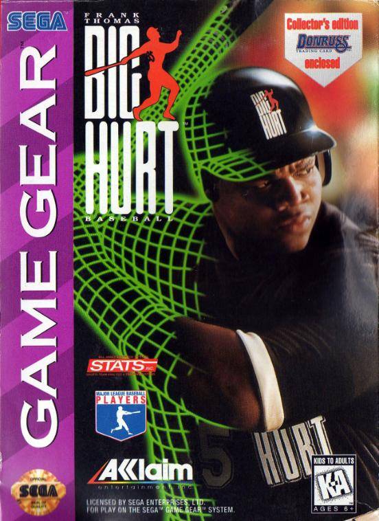 Game | SEGA Game Gear | Frank Thomas Big Hurt Baseball