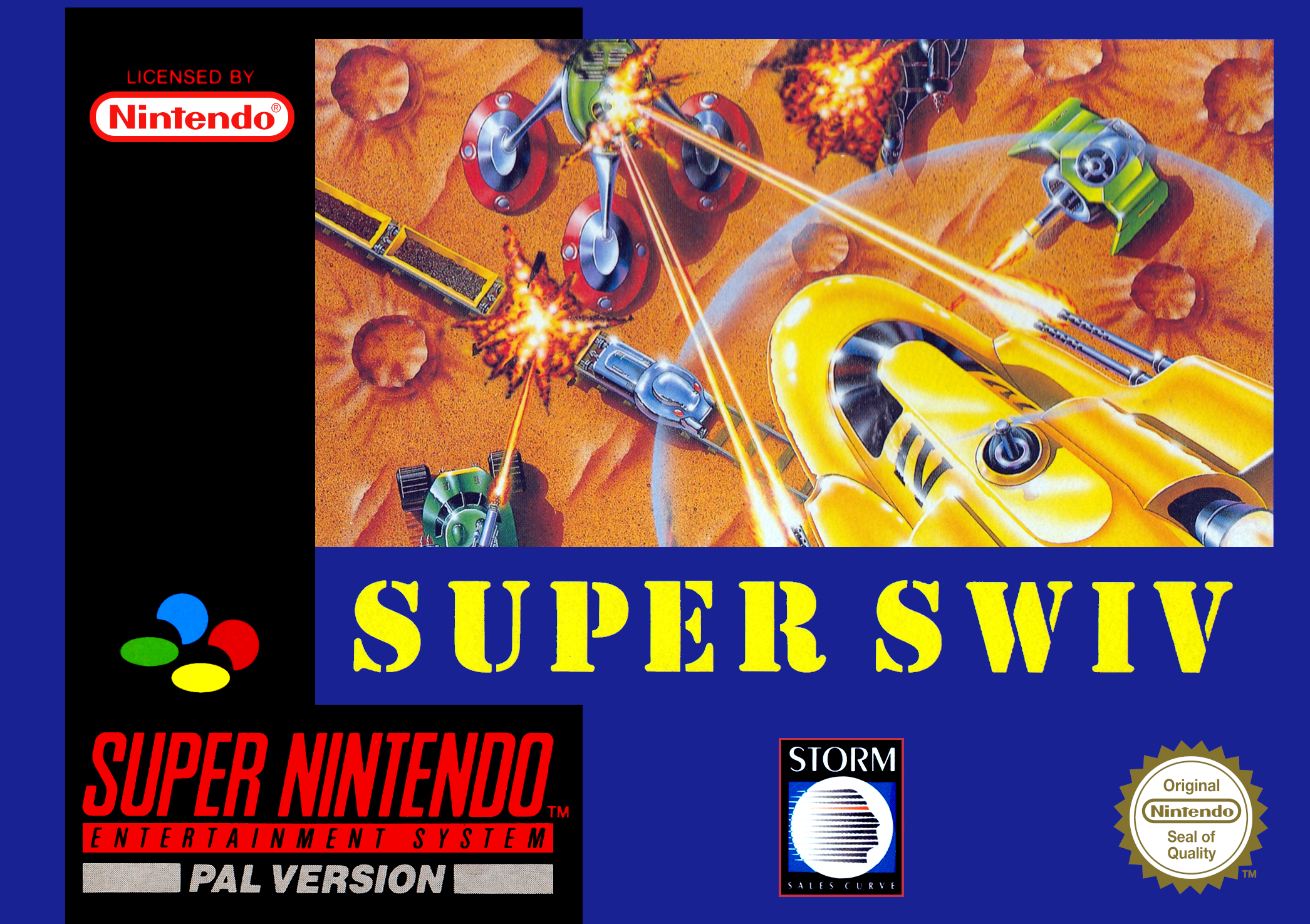 Game | Super Nintendo SNES | Super SWIV