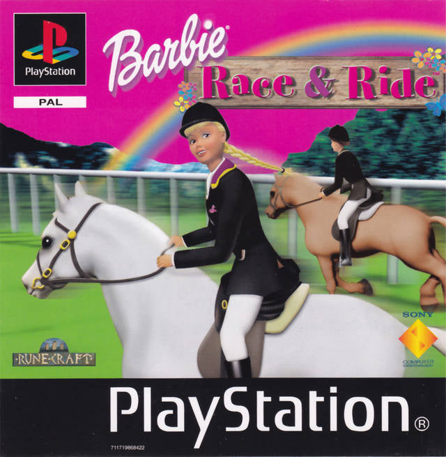Game | Sony Playstation PS1 | Barbie Race & Ride