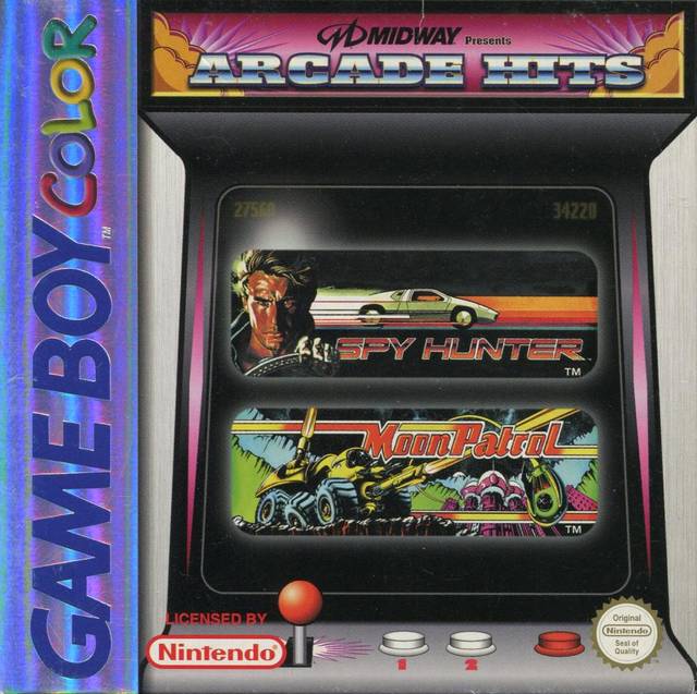 Game | Nintendo Game Boy Color GBC | Arcade Hits: Moon Patrol And Spy Hunter