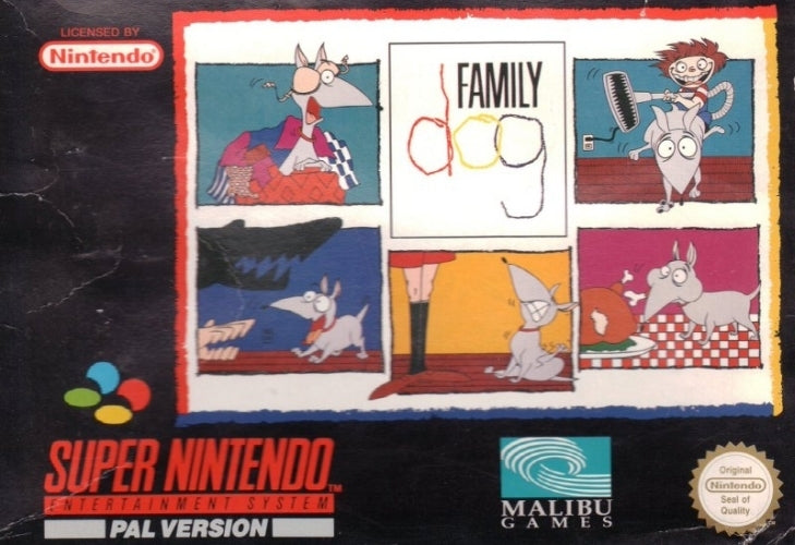 Game | Super Nintendo SNES | Family Dog [USA]