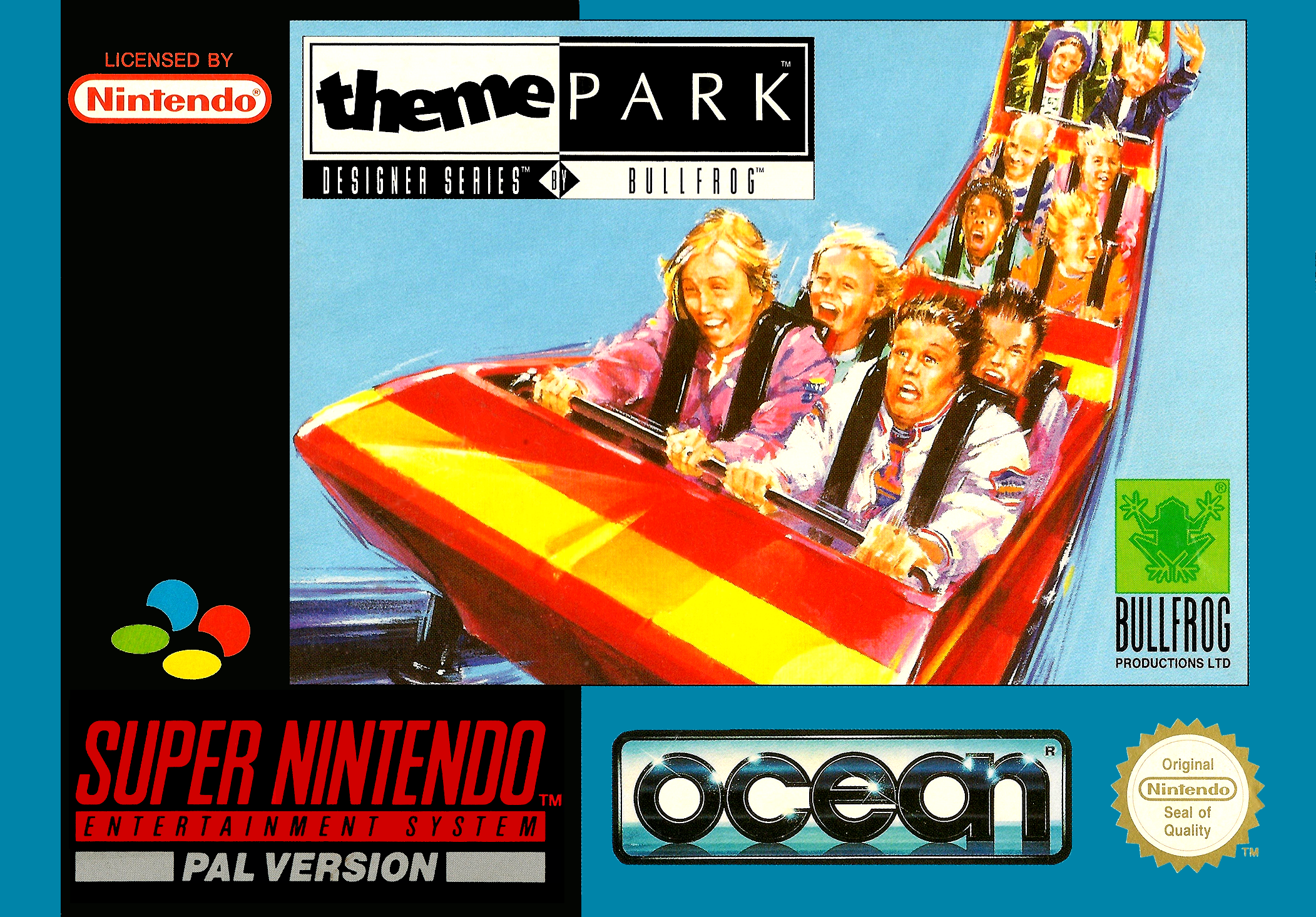 Game | Super Nintendo SNES | Theme Park