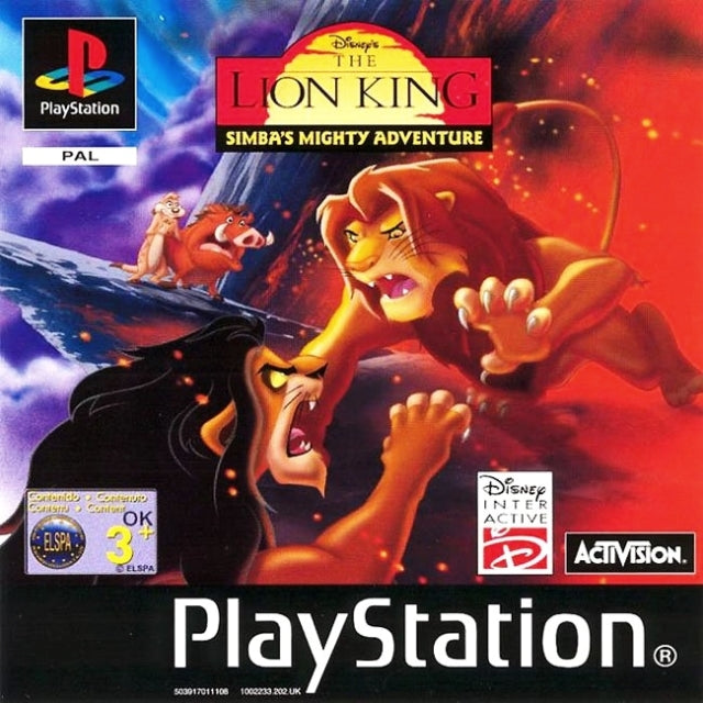 Game | Sony Playstation PS1 | The Lion King Simbas Mighty Adventure