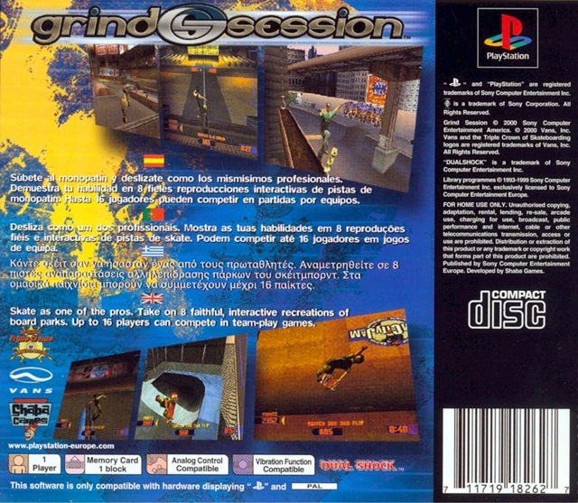 Game | Sony Playstation PS1 | Grind Session