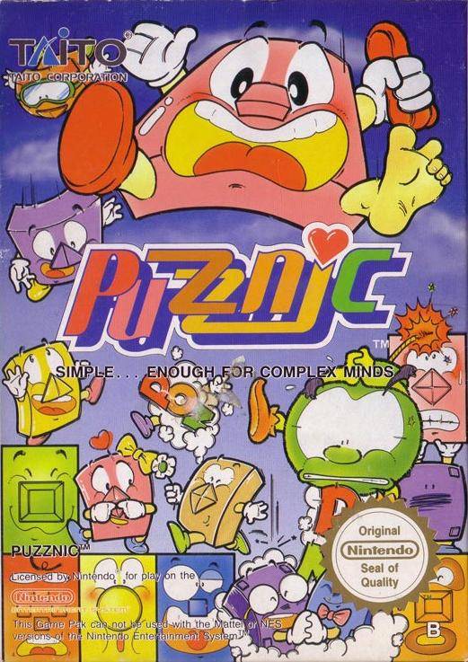 Game | Nintendo NES | Puzznic