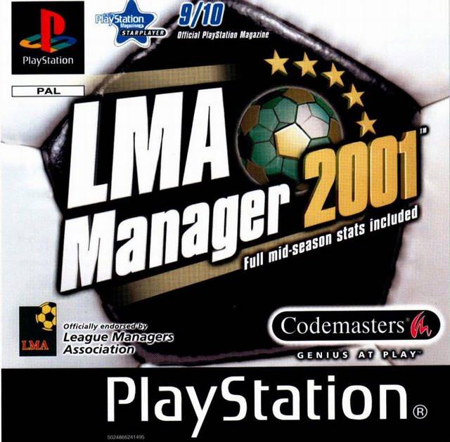 Game | Sony Playstation PS1 | LMA Manager 2001