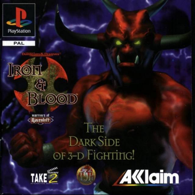 Game | Sony PlayStation PS1 | Advanced Dungeons & Dragons: Iron & Blood