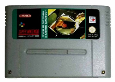 Game | Super Nintendo SNES | Where In The World Is Carmen Sandiego