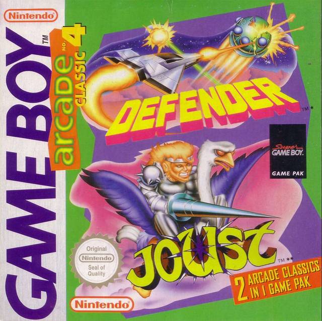 Game | Nintendo Gameboy GB | Arcade Classic 4: Defender And Joust
