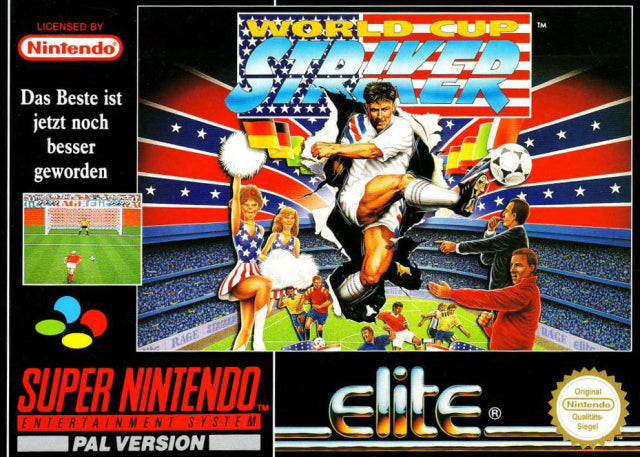Game | Super Nintendo SNES | World Cup Striker