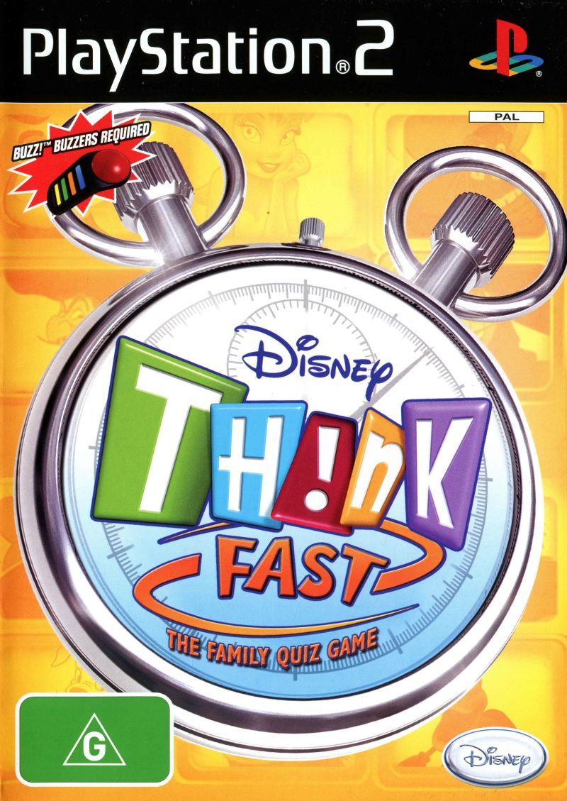 Game | Sony PlayStation PS2 | Disney Think Fast