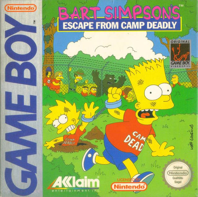 Game | Nintendo Gameboy GB | Bart Simpson's Escape From Camp Deadly