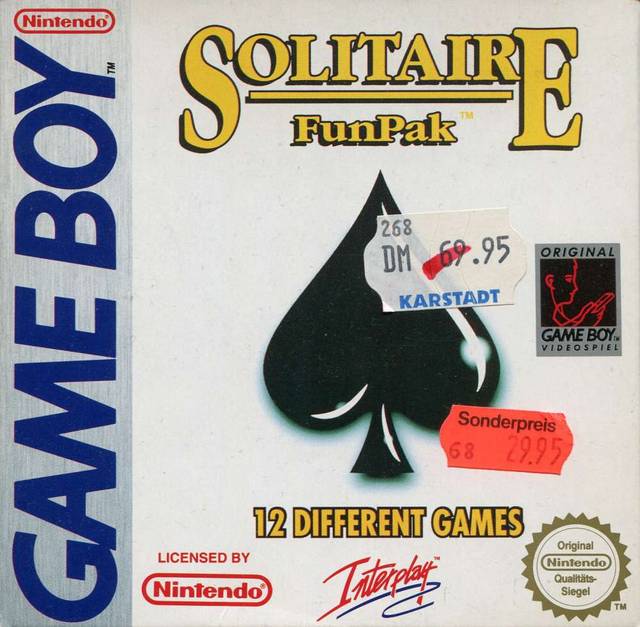 Game | Nintendo Gameboy GB | Solitaire FunPak