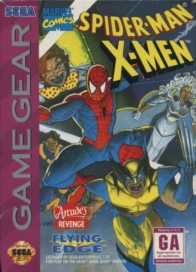Game | SEGA Game Gear | Spiderman X-Men Arcade's Revenge
