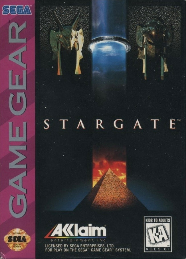 Game | SEGA Game Gear | Stargate