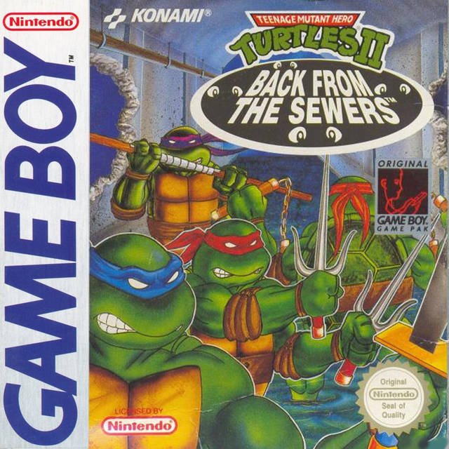 Game | Nintendo Gameboy GB | Teenage Mutant Hero Turtles II: Back From The Sewers