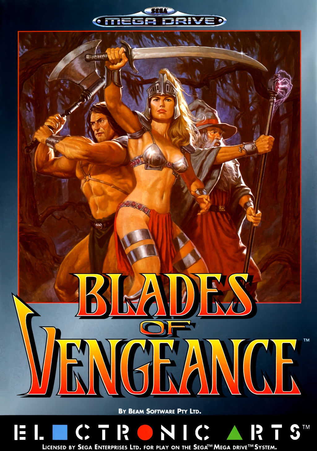 Game | Sega Mega Drive | Blades Of Vengeance
