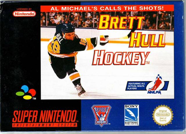 Game | Super Nintendo SNES | Brett Hull Hockey