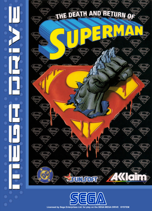 Game | Sega Mega Drive | The Death And Return Of Superman