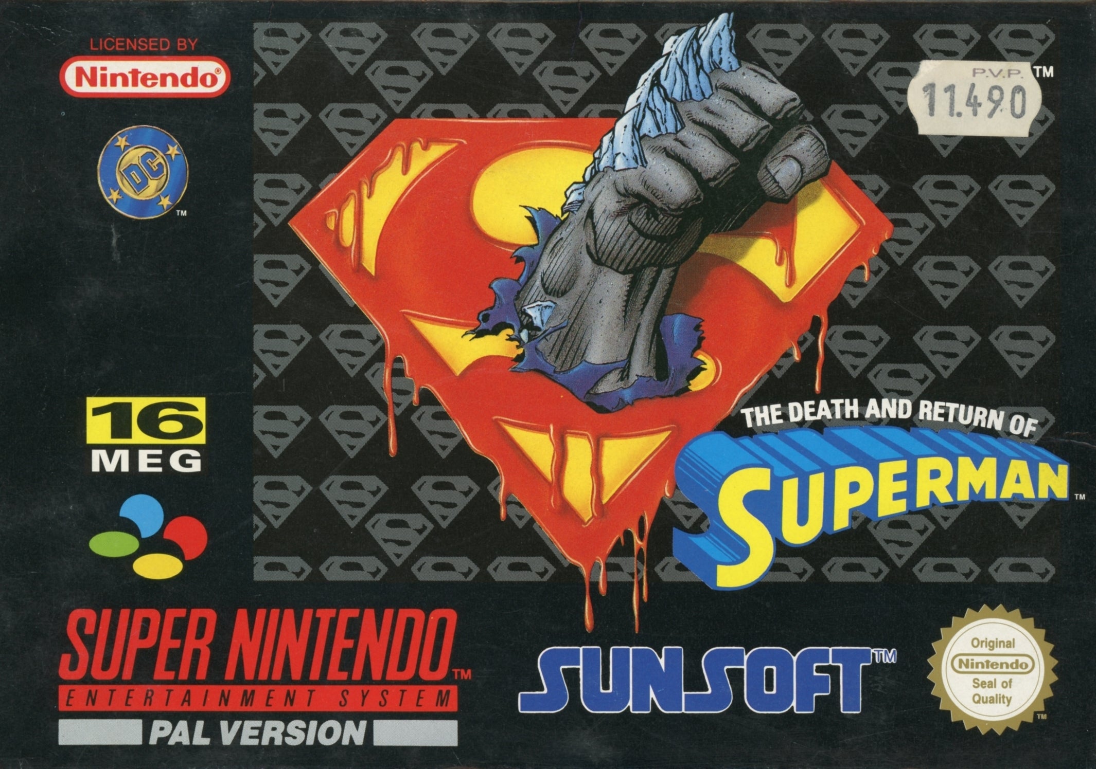 Game | Super Nintendo SNES | The Death And Return Of Superman