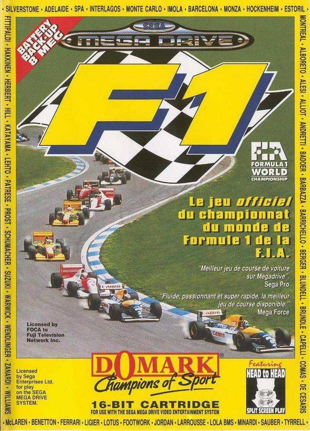 Game | Sega Mega Drive | F1