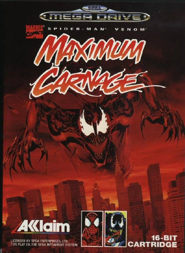Game | Sega Mega Drive | Spiderman And Venom: Maximum Carnage
