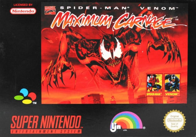 Game | Super Nintendo SNES | Spiderman Maximum Carnage