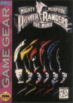 Game | Sega Game Gear | Mighty Morphin Power Rangers The Movie