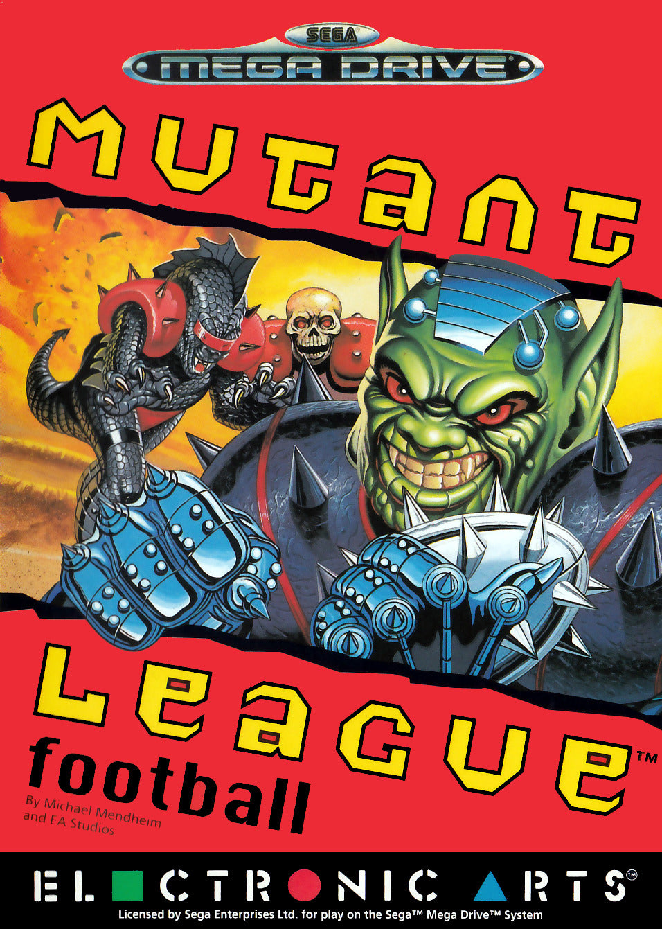 Game | SEGA Mega Drive | Mutant League Football