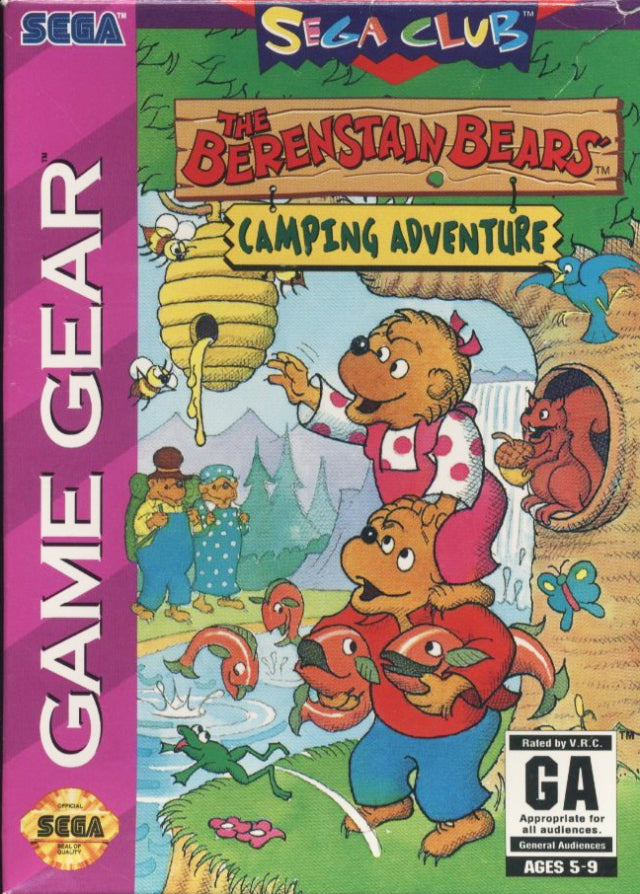 Game | SEGA Game Gear | Berenstain Bears Camping Adventures