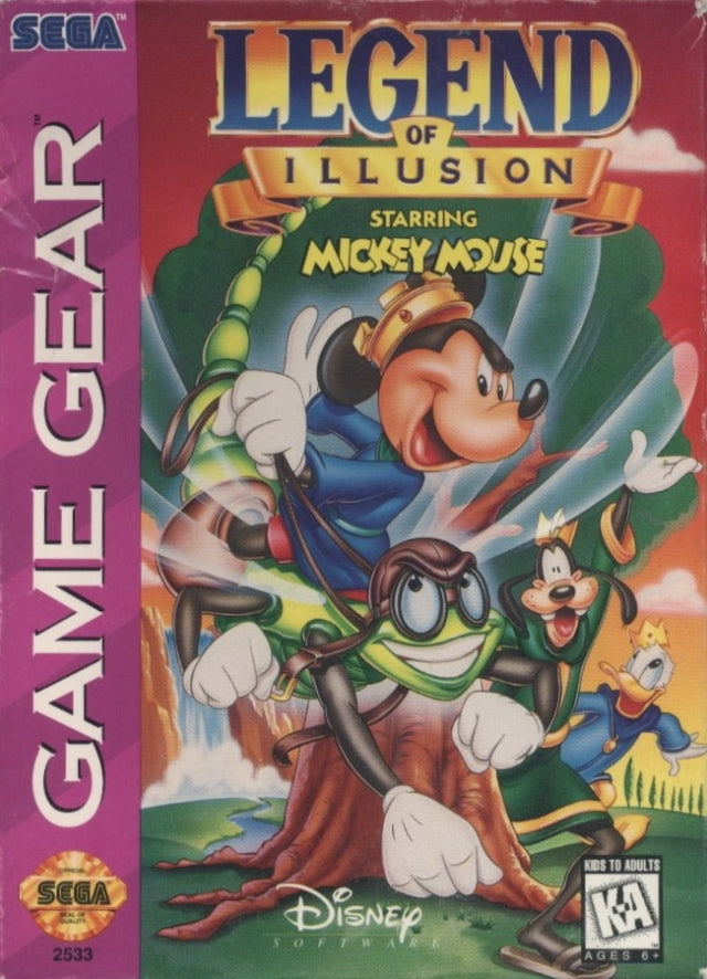 Game | Sega Game Gear | Legend Of Illusion Starring Mickey Mouse