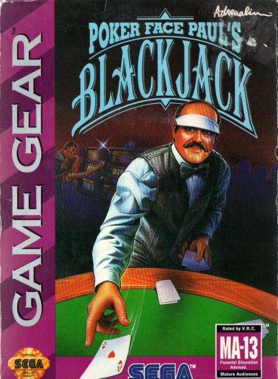 Game | SEGA Game Gear | Poker Face Paul's Blackjack