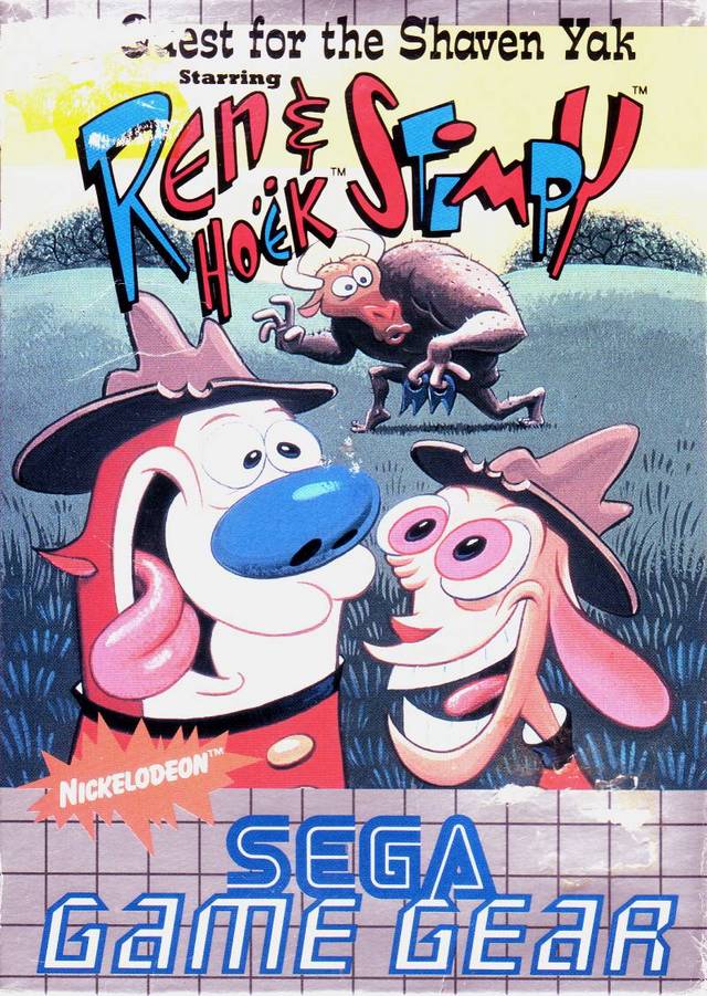 Game | Sega Game Gear | Quest For The Shaven Yak Starring Ren And Stimpy