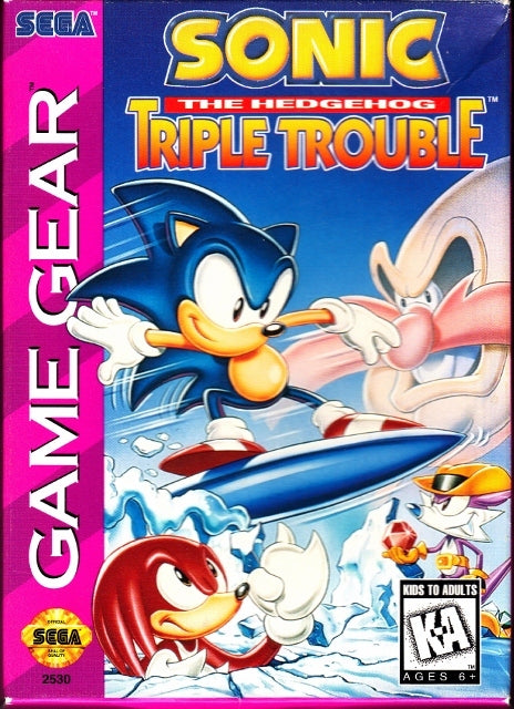 Game | SEGA Game Gear | Sonic The Hedgehog: Triple Trouble