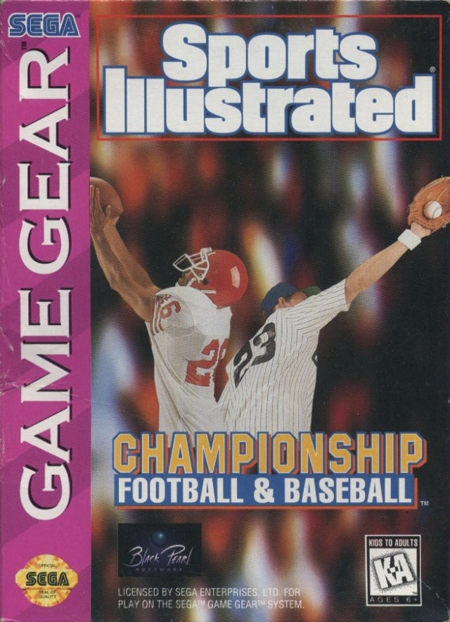 Game | Sega Game Gear | Sports Illustrated Championship Football & Baseball