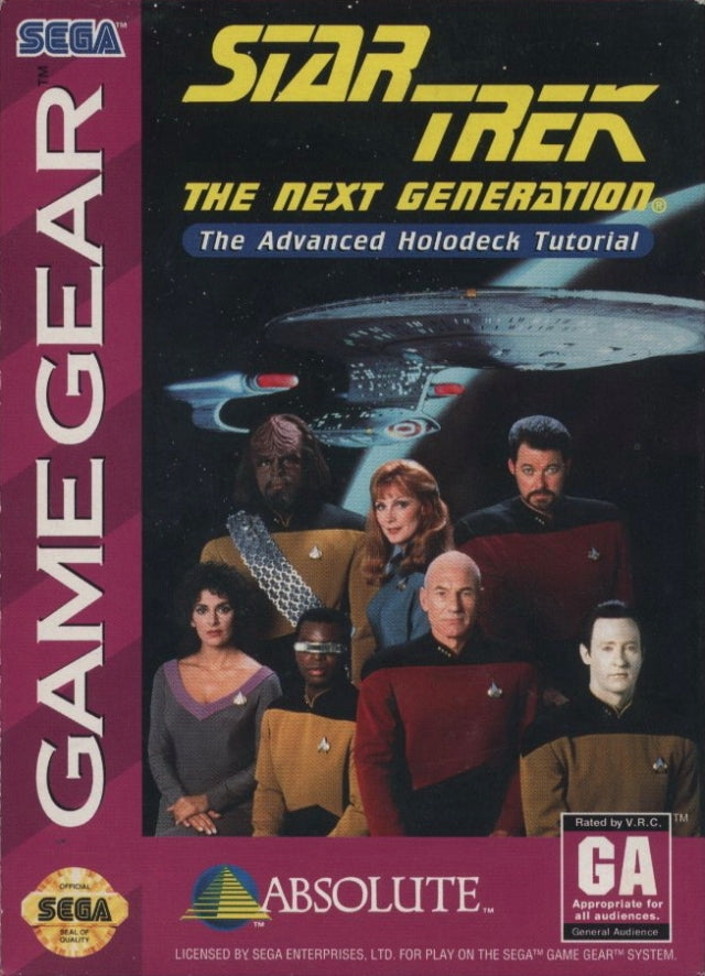 Game | Sega Game Gear | Star Trek The Next Generation Advanced Holodeck Tutorial