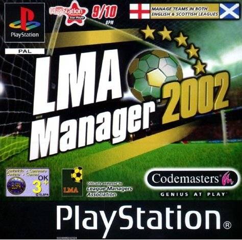 Game | Sony Playstation PS1 | LMA Manager 2002
