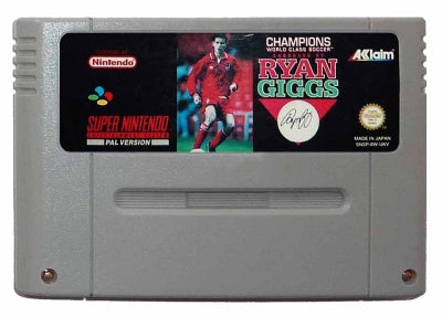 Game | Super Nintendo SNES | Champions World Class Soccer Ryan Giggs