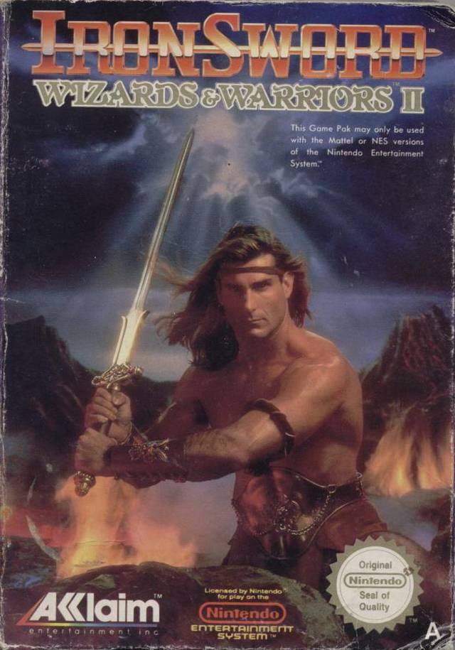 Game | Nintendo NES | Iron Sword Wizards and Warriors II